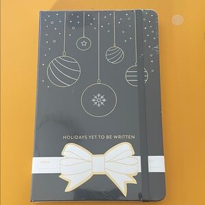 Moleskine - Holiday Notebook, Hardcover, Black with Gold Accents